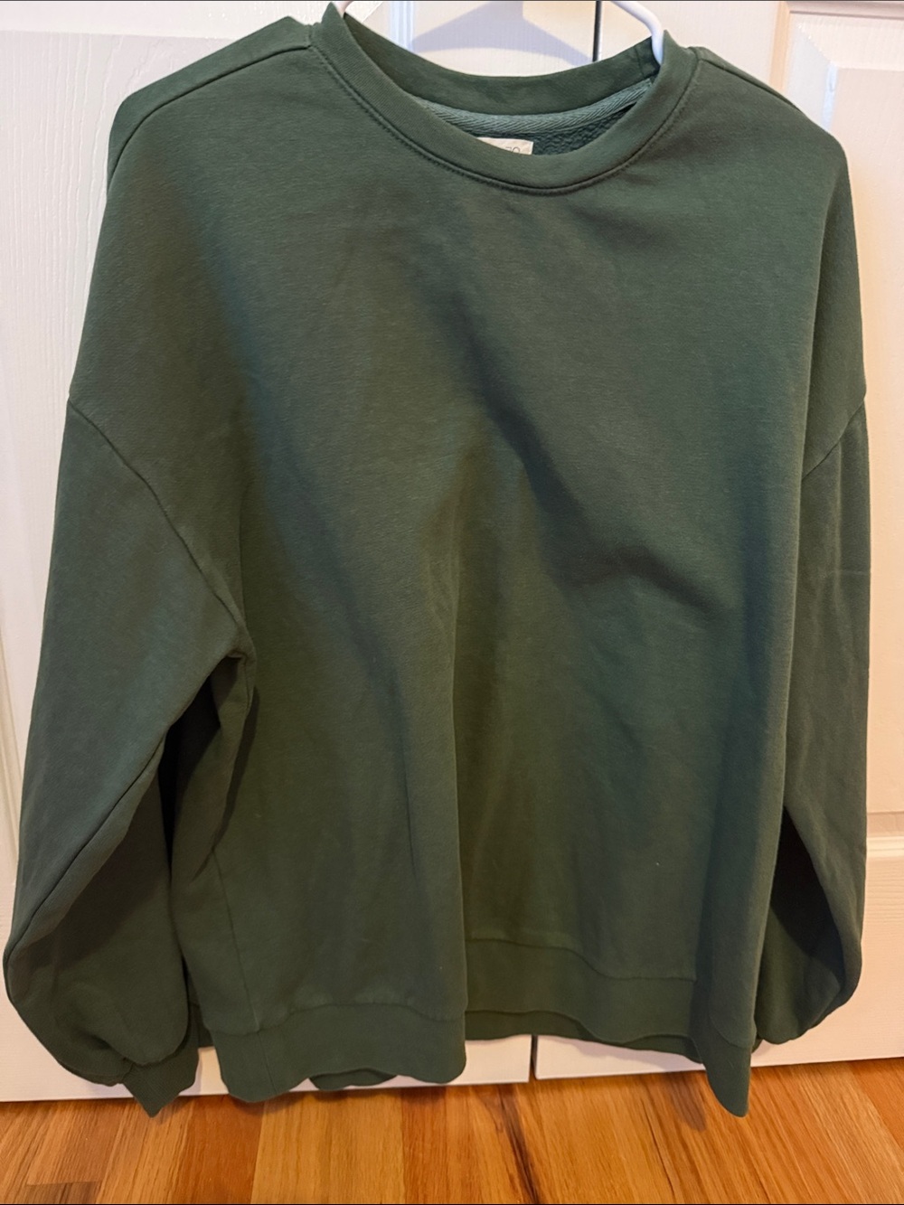 Pilcro Olive Green Crewneck Sweatshirt